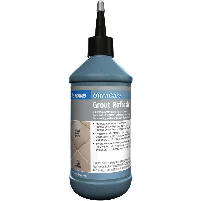 MAPEI UltraCare Grout Refresh, Universal Grout Colorant & Sealer, 8 oz Bottle â€“ Easy Grout Restoration & Protection, 5220 Eggshell - Image 1